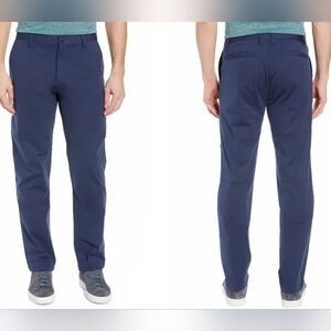 Rhone Commuter Pants Mens 33 Navy Blue Stretch Flex Knit